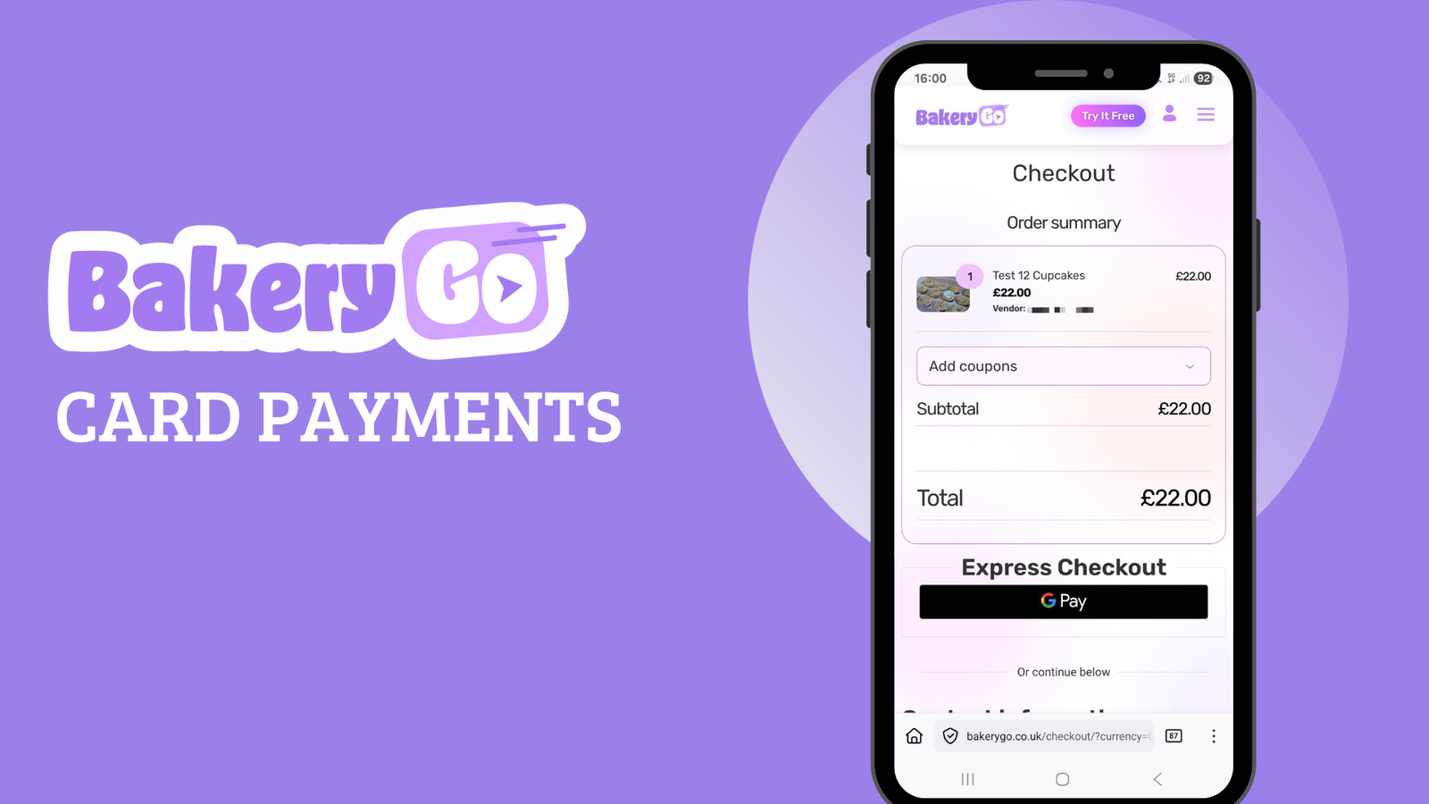 BakeryGo Store and Card Payments: Manage Orders in One Place